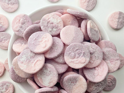 Sour Strawberry Cherry Foam Smileys Swedish candy