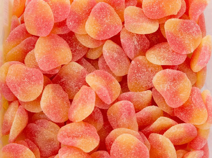 Sugared Peach Hearts by Nikki's Candy