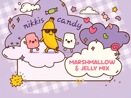 Nikki's Marshmallow and Jellies mix prepackaged