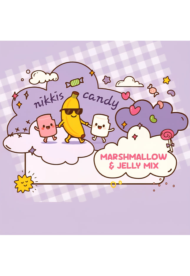 Nikki's Marshmallow and Jellies mix prepackaged