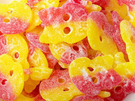 Sour Raspberry/Lemon Skulls by Nikki's Candy