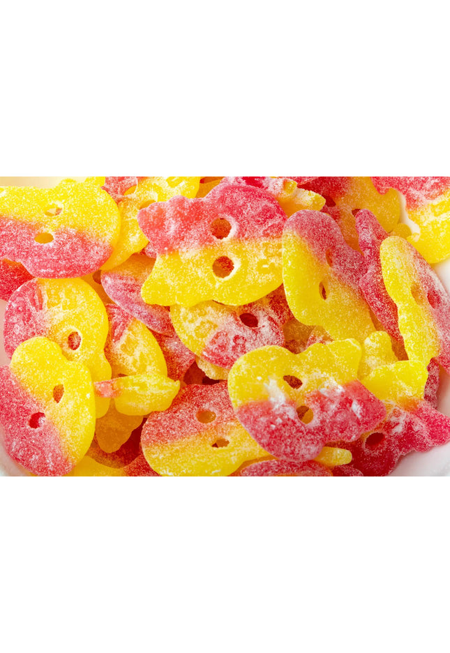 Sour Raspberry/Lemon Skulls by Nikki's Candy