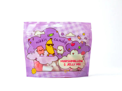 Nikki's Marshmallow and Jellies mix prepackaged by Nikki's Candy