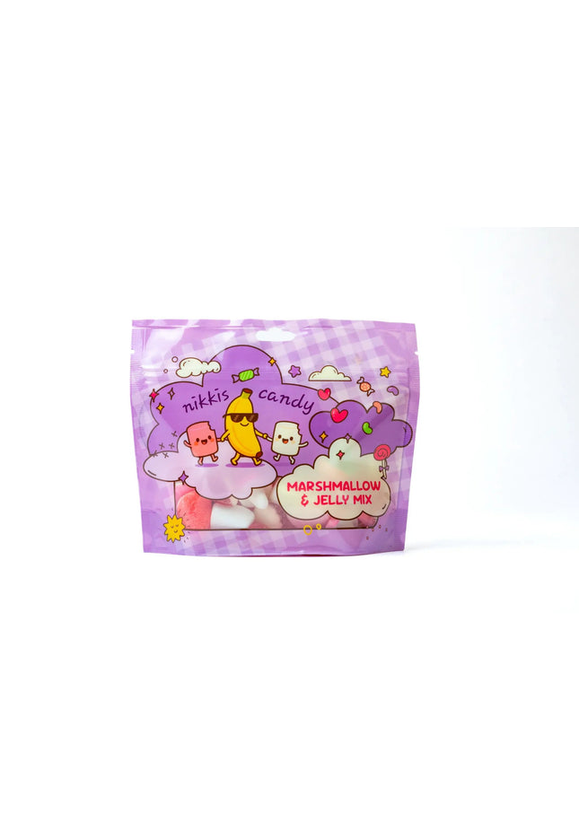 Nikki's Marshmallow and Jellies mix prepackaged by Nikki's Candy