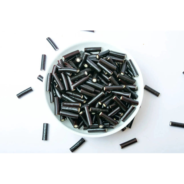 Toms Mint Filled Licorice logs by Nikki's Candy