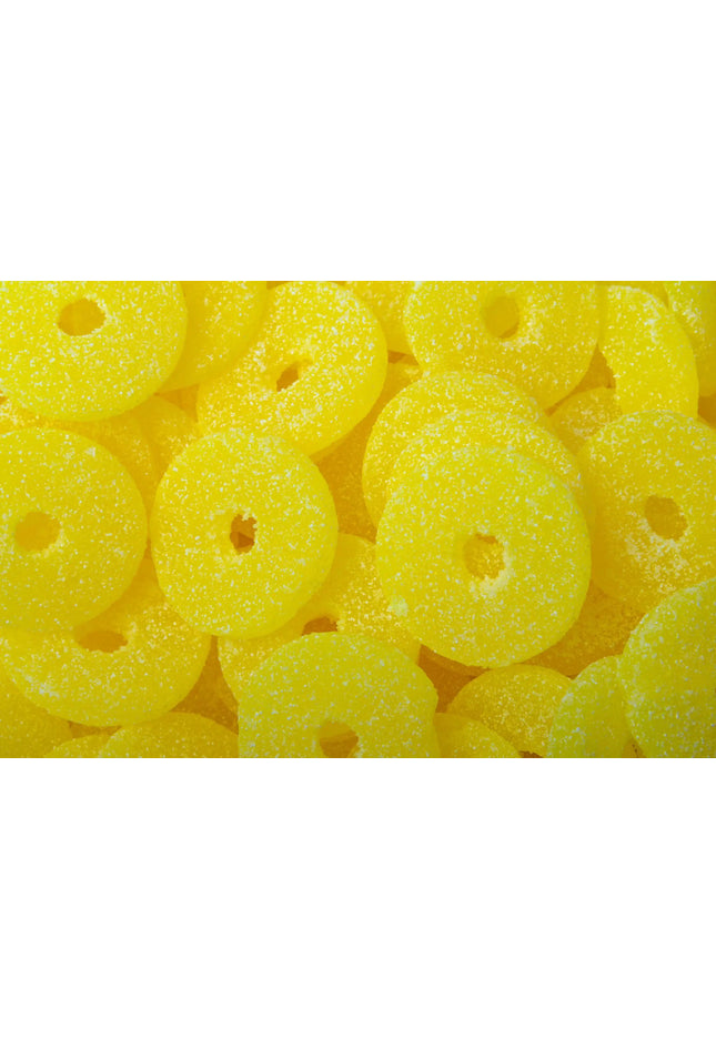 Sour Pineapple Rings by Nikki's Candy