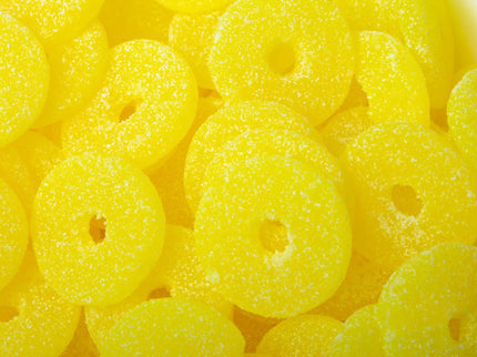 Sour Pineapple Rings by Nikki's Candy