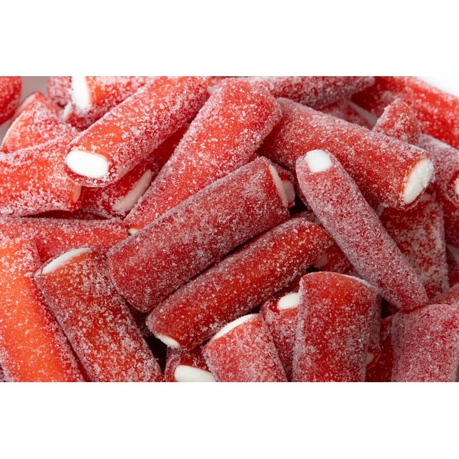 Sour Strawberry Dynamite Sticks by Nikki's Candy