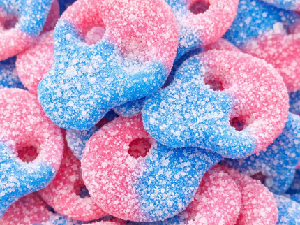 Sour Bubblegum Skulls by Nikki's Candy