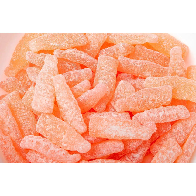 Sour Grapefruit Soda Bottles by Nikki's Candy