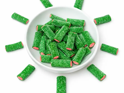 Sour Watermelon Tubes by Nikki's Candy