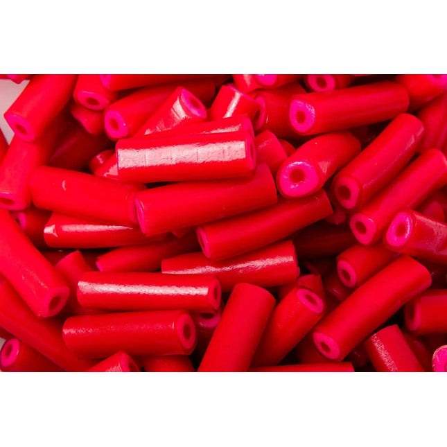 Raspberry Filled red licorice logs by Nikki's Candy