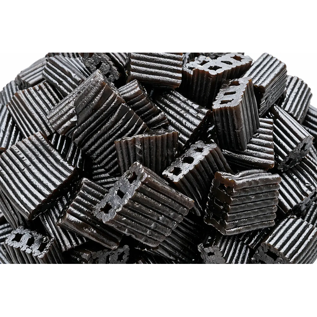 Finnksa Salty Black Licorice Ripples Bites by Nikki's Candy