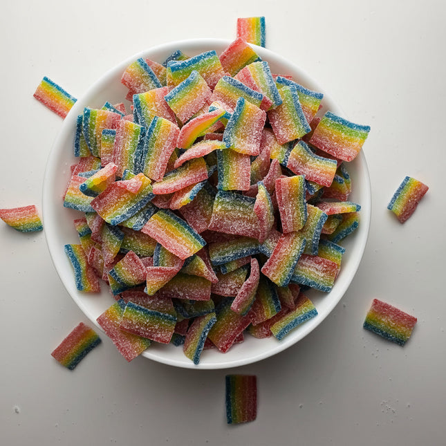 Sour Rainbow Belts by Nikki's Candy