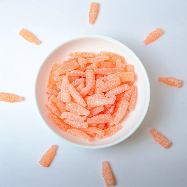 Sour Grapefruit Soda Bottles by Nikki's Candy