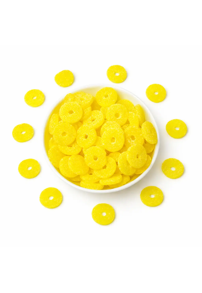 Sour Pineapple Rings by Nikki's Candy