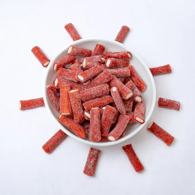 Sour Strawberry Dynamite Sticks by Nikki's Candy