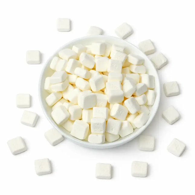 Vanilla foam marshmallows by Nikki's Candy