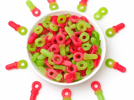 Strawberry Pacifiers by Nikki's Candy